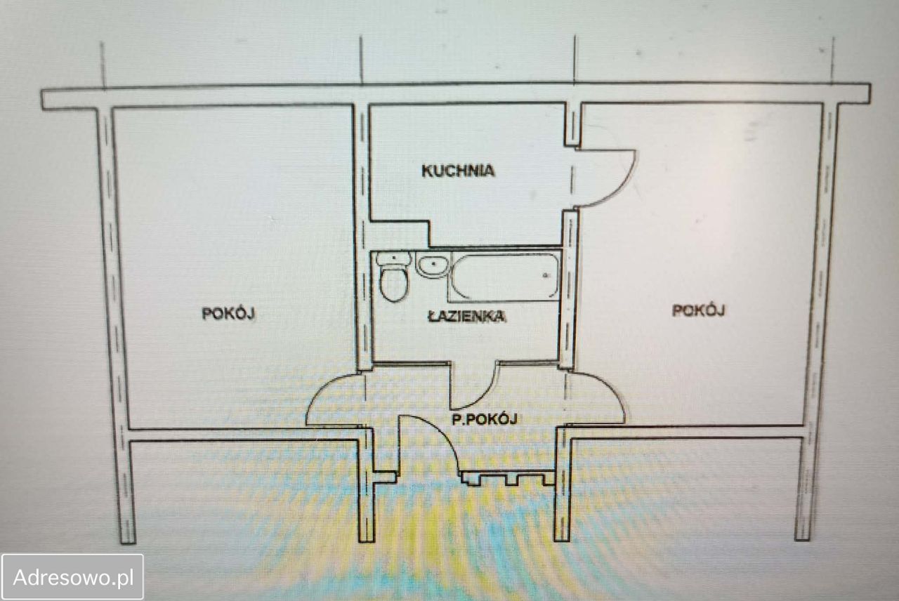 Mieszkanie 2-pokojowe Łódź Śródmieście, ul. Franciszka Ksawerego Lubeckiego. Zdjęcie 3