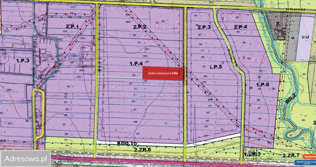 Działka inwestycyjna Wola Dębińska. Zdjęcie 6