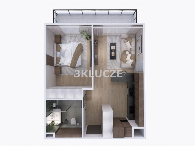 Mieszkanie 2-pokojowe Lublin Sławin. Zdjęcie 5