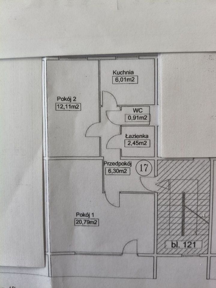 Mieszkanie 2-pokojowe Zgierz, ul. Leopolda Staffa. Zdjęcie 1