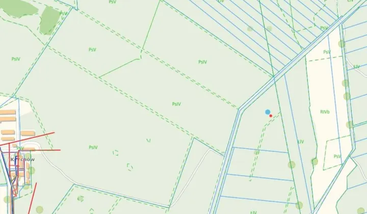 Działka rolna Krychów