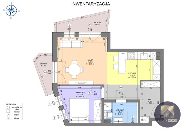 Mieszkanie 2-pokojowe Warszawa Mokotów, al. Wilanowska. Zdjęcie 20