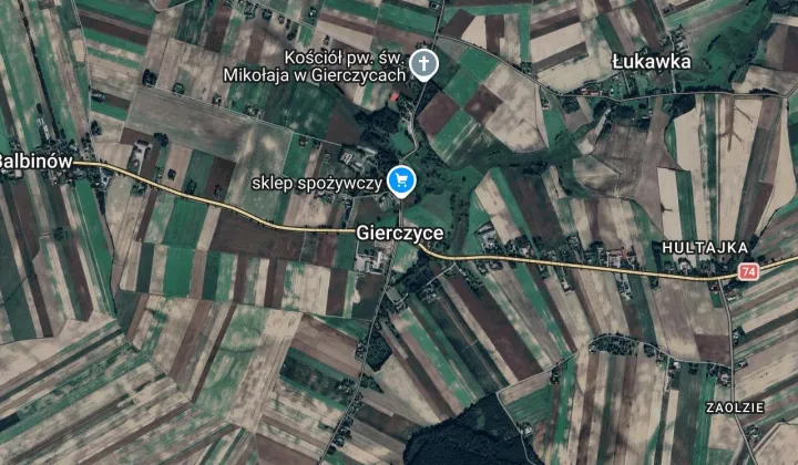 Działka inwestycyjna Gierczyce