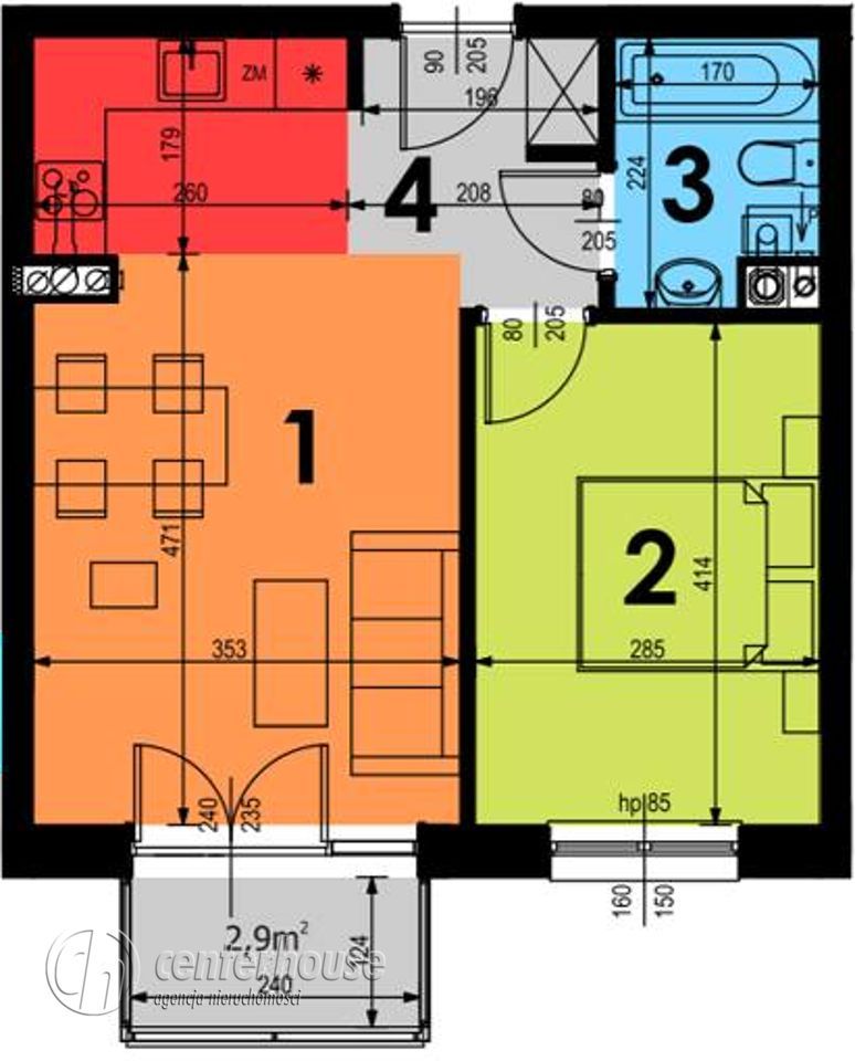 Mieszkanie 2-pokojowe Rzeszów Drabinianka, ul. Kornela Makuszyńskiego. Zdjęcie 13