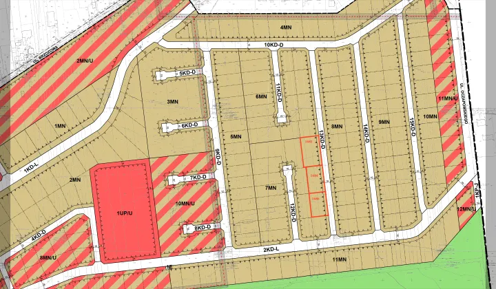 Działka budowlana Konin Wilków, ul. Gołębia