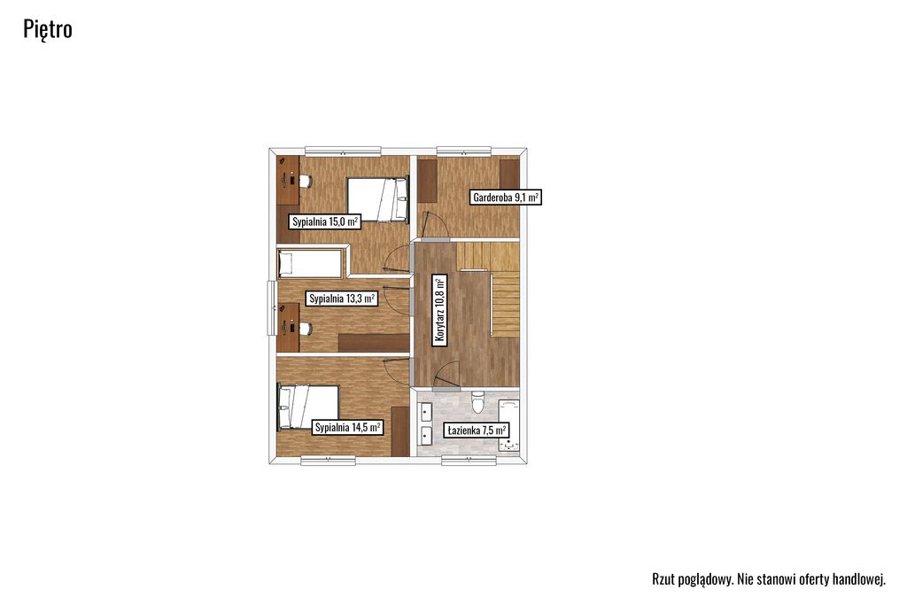 dom wolnostojący, 6 pokoi Jadwisin, ul. Andromedy. Zdjęcie 37