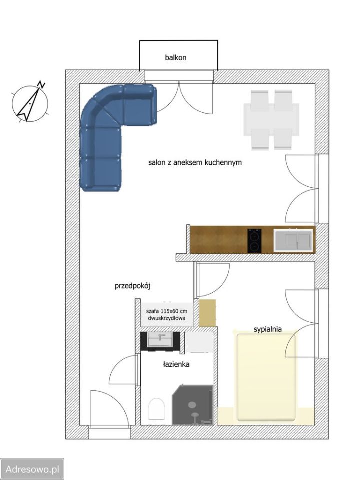 Mieszkanie 2-pokojowe Sopot Sopot Dolny, ul. Mieszka I. Zdjęcie 17