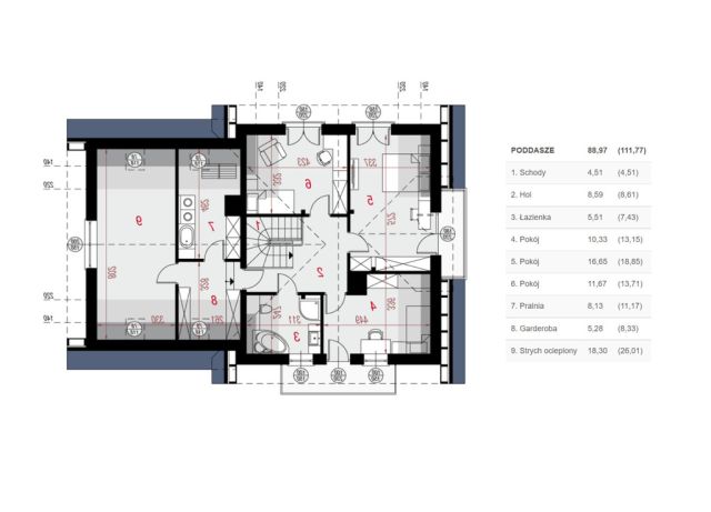 dom wolnostojący, 6 pokoi Rzeszów Budziwój, ul. Budziwojska. Zdjęcie 25