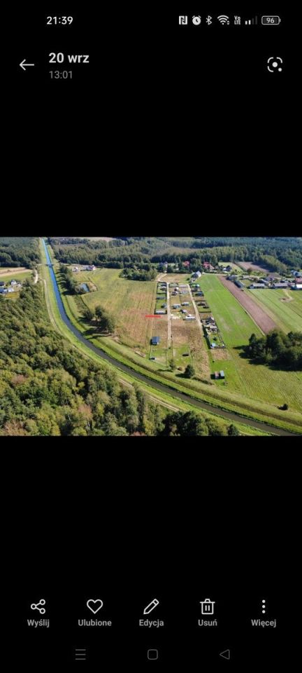 Działka rekreacyjna Krasne