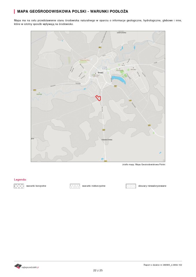 Działka rolno-budowlana Orneta, ul. Morąska. Zdjęcie 27