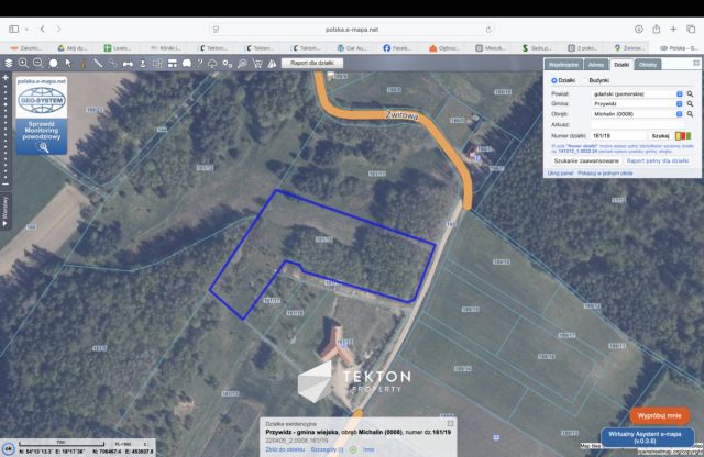 Działka budowlana Michalin, ul. Żwirowa. Zdjęcie 6