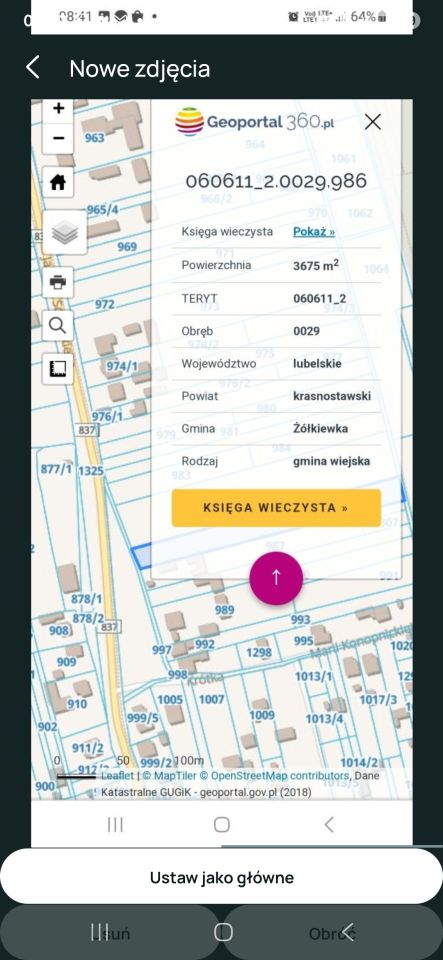 Działka rolno-budowlana Żółkiewka-Osada, ul. Sobieskiego. Zdjęcie 1