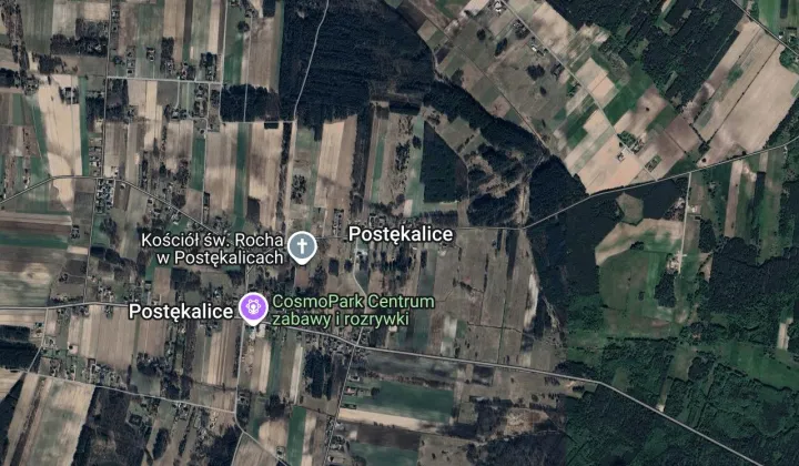 Działka rolno-budowlana Postękalice kolonia