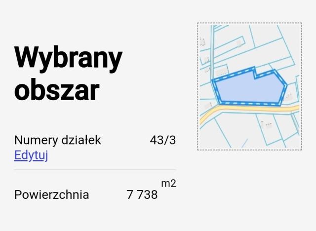 Działka rolna Rogojny. Zdjęcie 1