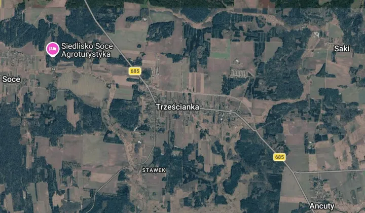 Działka rolna Trześcianka