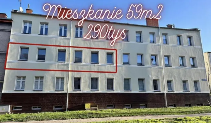 Mieszkanie 3-pokojowe Stargard Centrum, ul. Wojska Polskiego