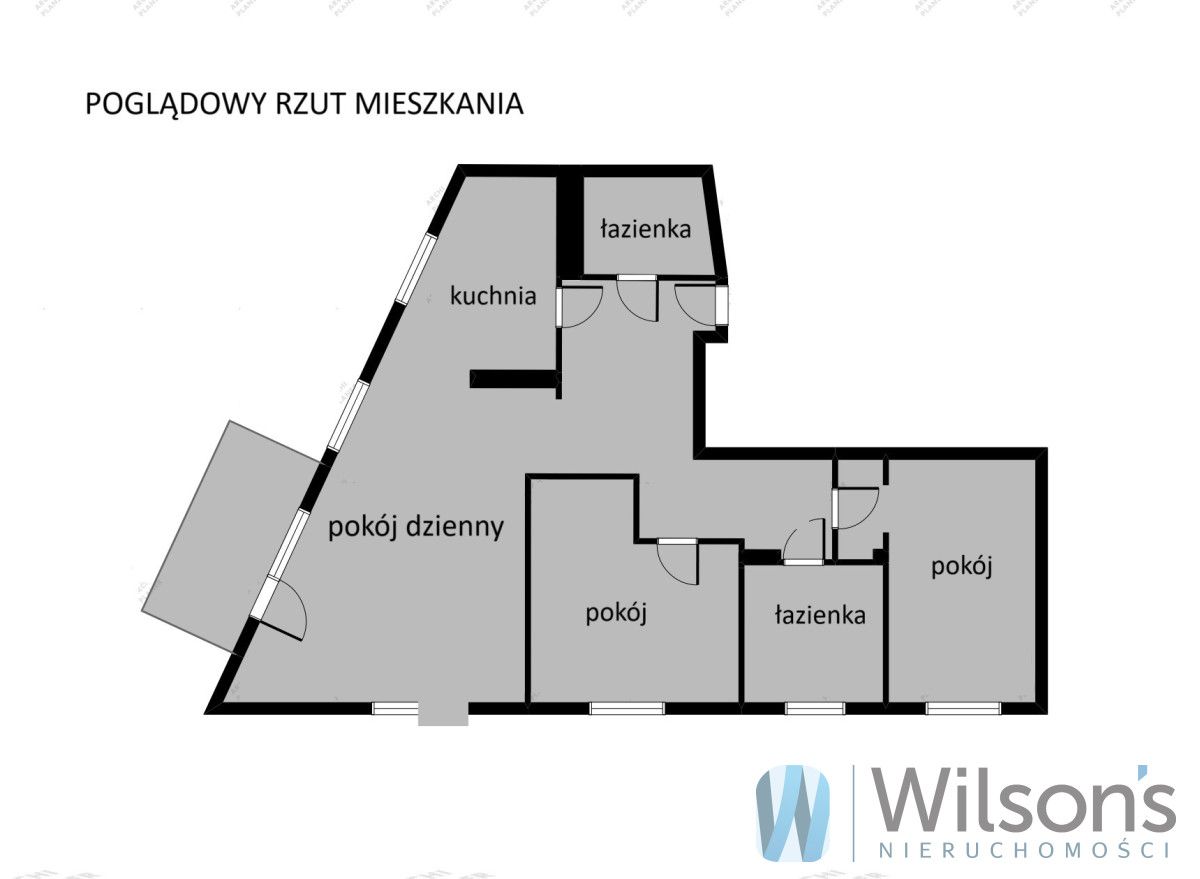 Mieszkanie 3-pokojowe Warszawa Praga, ul. Majdańska. Zdjęcie 19