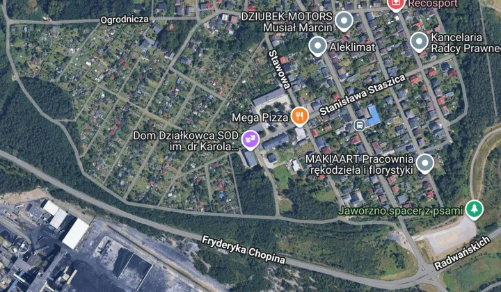 Działka rekreacyjna Jaworzno Stara Huta, ul. Stanisława Staszica