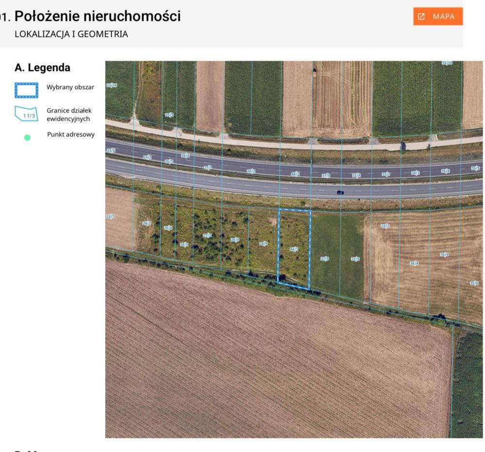 Działka rolna Łódź Górna