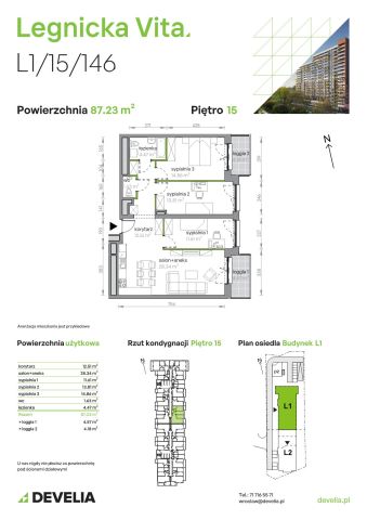 Mieszkanie 4-pokojowe Wrocław Popowice, ul. Legnicka. Zdjęcie 8