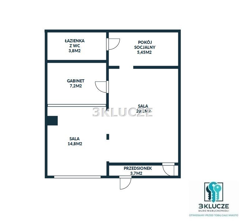 Spațiu comercial, 58 m²