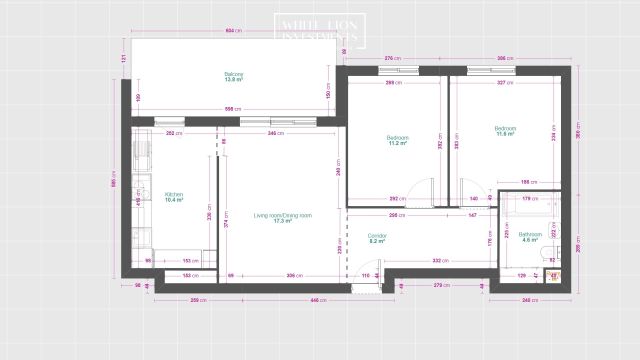 Mieszkanie 3-pokojowe Warszawa Ursynów, ul. Kłobucka. Zdjęcie 16