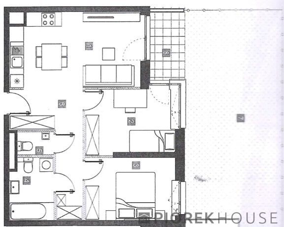 Mieszkanie 3-pokojowe Warszawa Żoliborz, ul. Zygmunta Hübnera. Zdjęcie 11