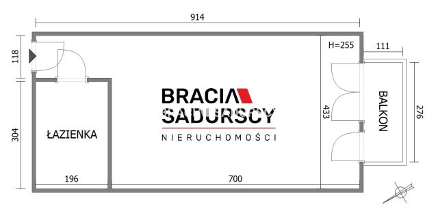 Mieszkanie 1-pokojowe Kraków Górka Narodowa, ul. Macieja Słomczyńskiego. Zdjęcie 11