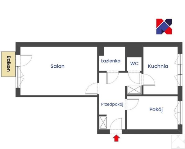 Mieszkanie 2-pokojowe Przemyśl, ul. Kazimierza Opalińskiego. Zdjęcie 10