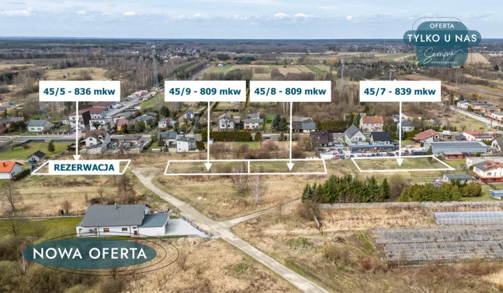 Działka budowlana Zduńska Wola, ul. Wisławy Szymborskiej