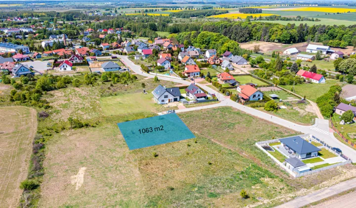 Działka budowlana Kozłowo, ul. Nowowiejskiego