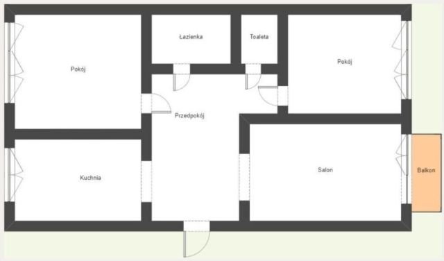 Mieszkanie 3-pokojowe Łódź, ul. Obornicka. Zdjęcie 9