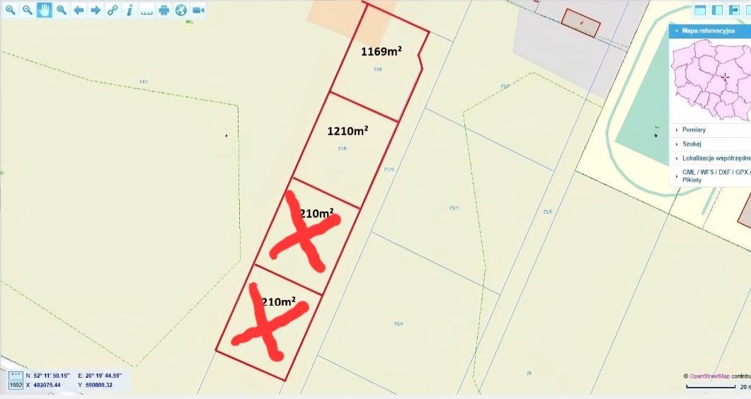 Działka budowlana Budki Piaseckie. Zdjęcie 2