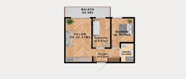 Mieszkanie 3-pokojowe Wrocław, ul. Mieszczańska. Zdjęcie 16