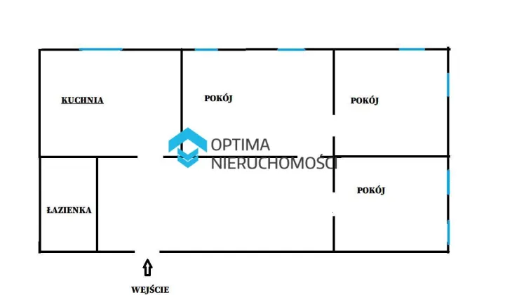 Mieszkanie 3-pokojowe Jelenia Góra, ul. Adama Mickiewicza