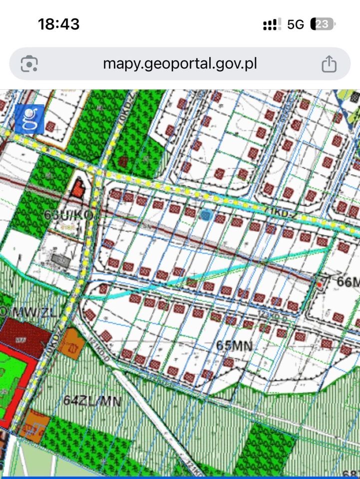 Działka budowlana Modzerowo. Zdjęcie 3