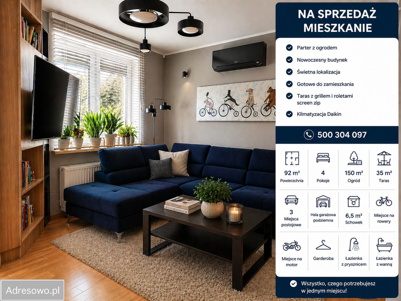 Mieszkanie 4-pokojowe Warszawa Ursynów, ul. Wilhelma Konrada Roentgena. Zdjęcie 4