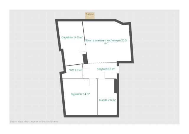 Mieszkanie 3-pokojowe Poznań Śródka, rynek Śródecki. Zdjęcie 18