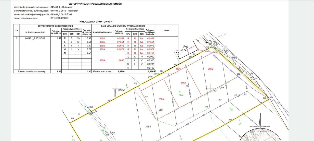 Działka budowlana Przysiersk