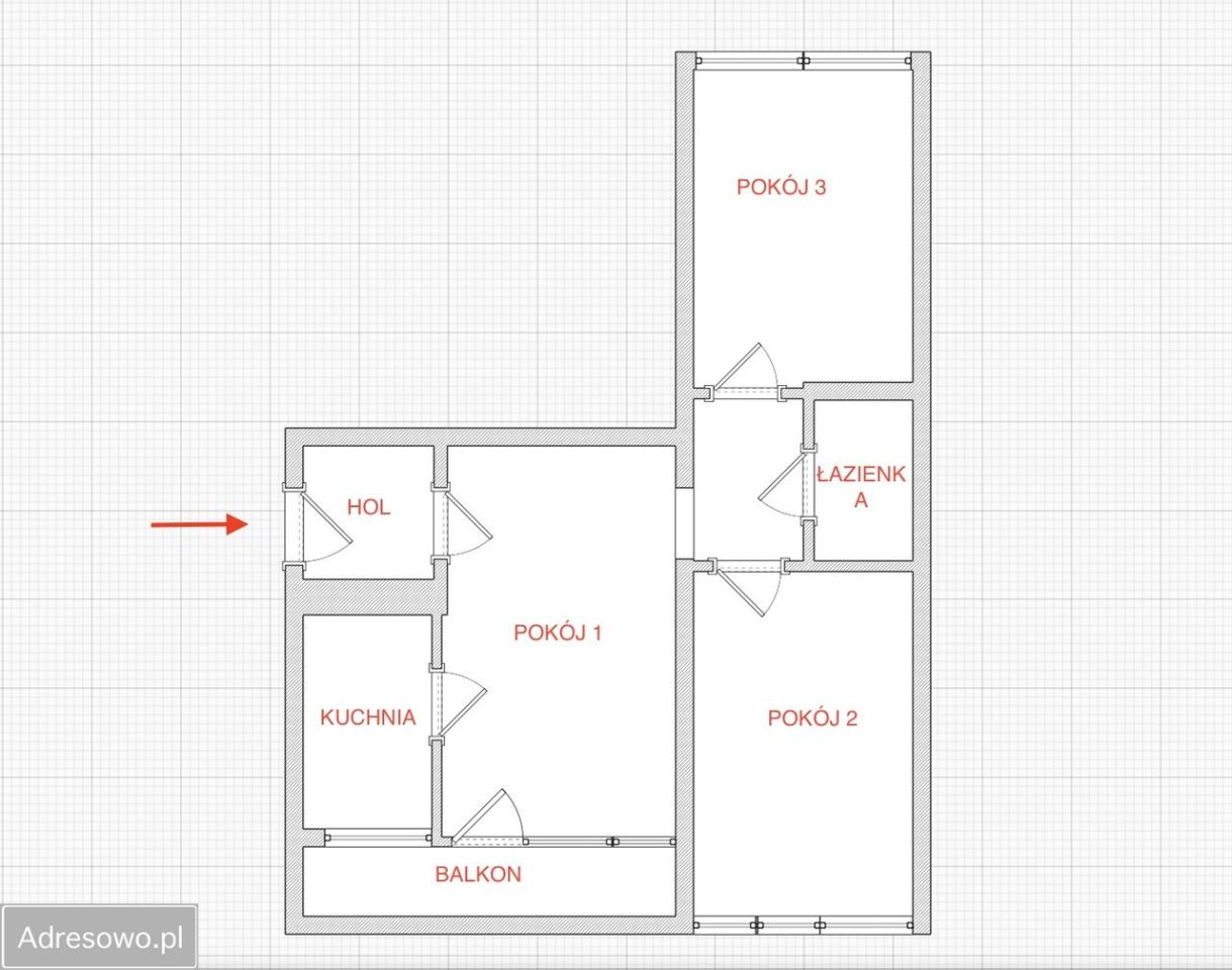 Mieszkanie 3-pokojowe Warszawa Mokotów, ul. Aleksandra Gierymskiego. Zdjęcie 2