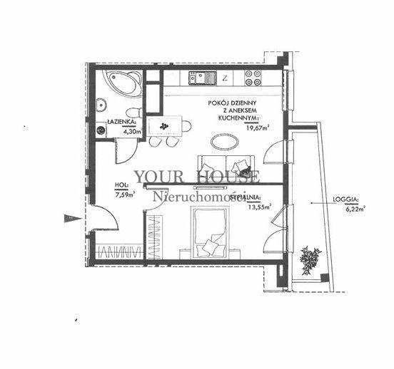 Mieszkanie 2-pokojowe Wrocław Stare Miasto, Most Władysława Sikorskiego. Zdjęcie 7