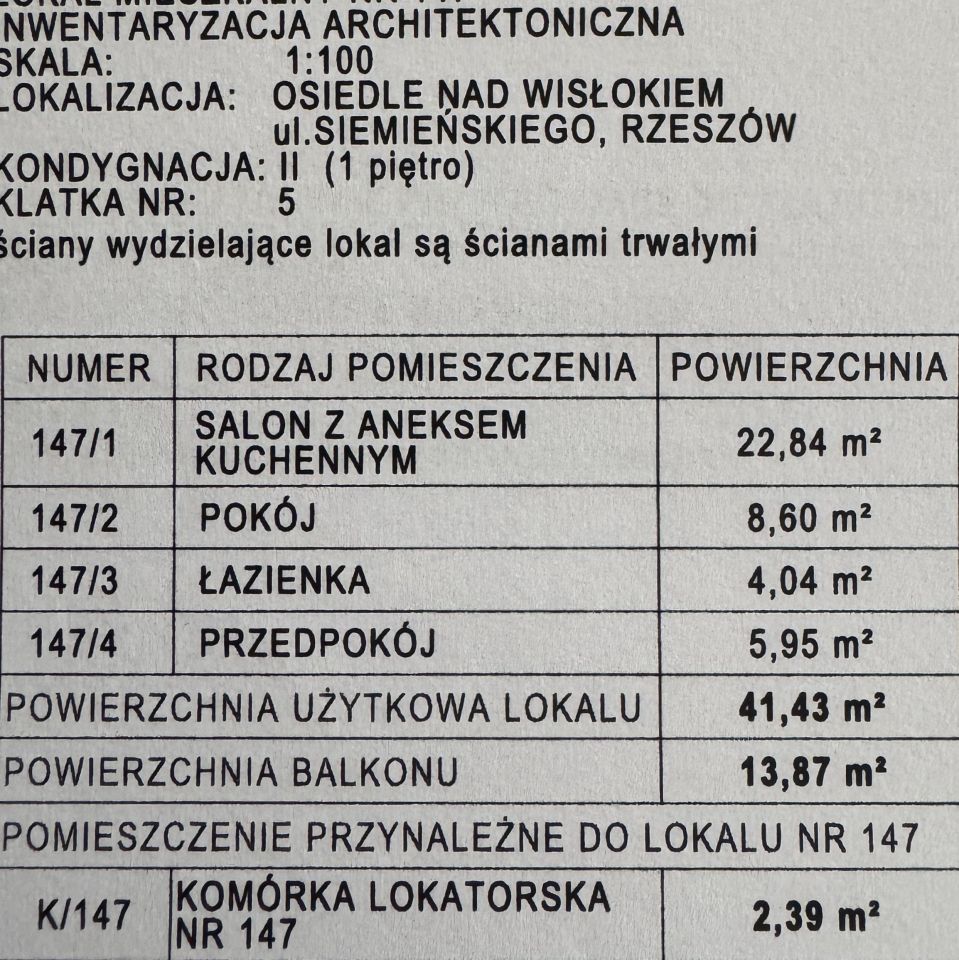 Mieszkanie 2-pokojowe Rzeszów Śródmieście, ul. Lucjana Siemieńskiego. Zdjęcie 2
