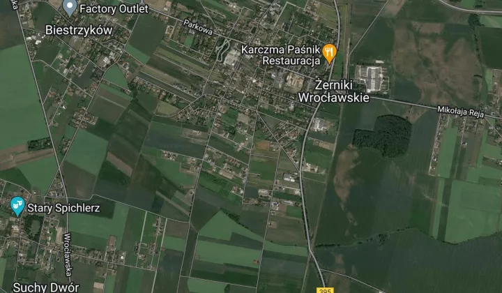 Działka siedliskowa Żerniki Wrocławskie, ul. Jesionowa