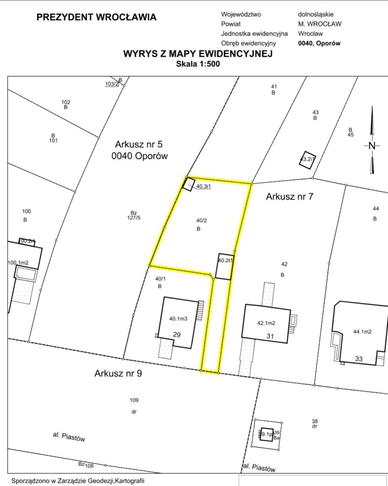 Działka budowlana Wrocław Oporów, al. Piastów. Zdjęcie 2