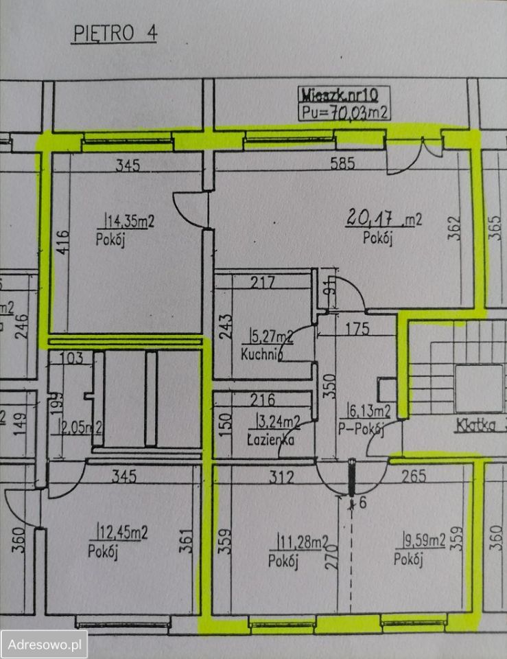 Mieszkanie 4-pokojowe Chorzów Batory, ul. Trzyniecka. Zdjęcie 15