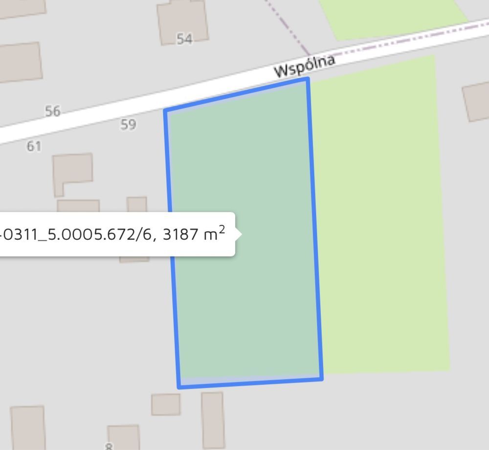 Działka rolno-budowlana Zbytków, ul. Wspólna. Zdjęcie 8