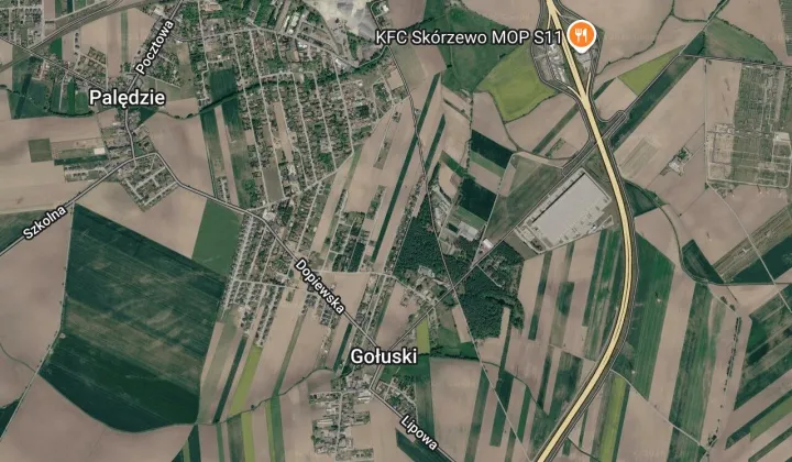Działka budowlana Gołuski, ul. Puchacza