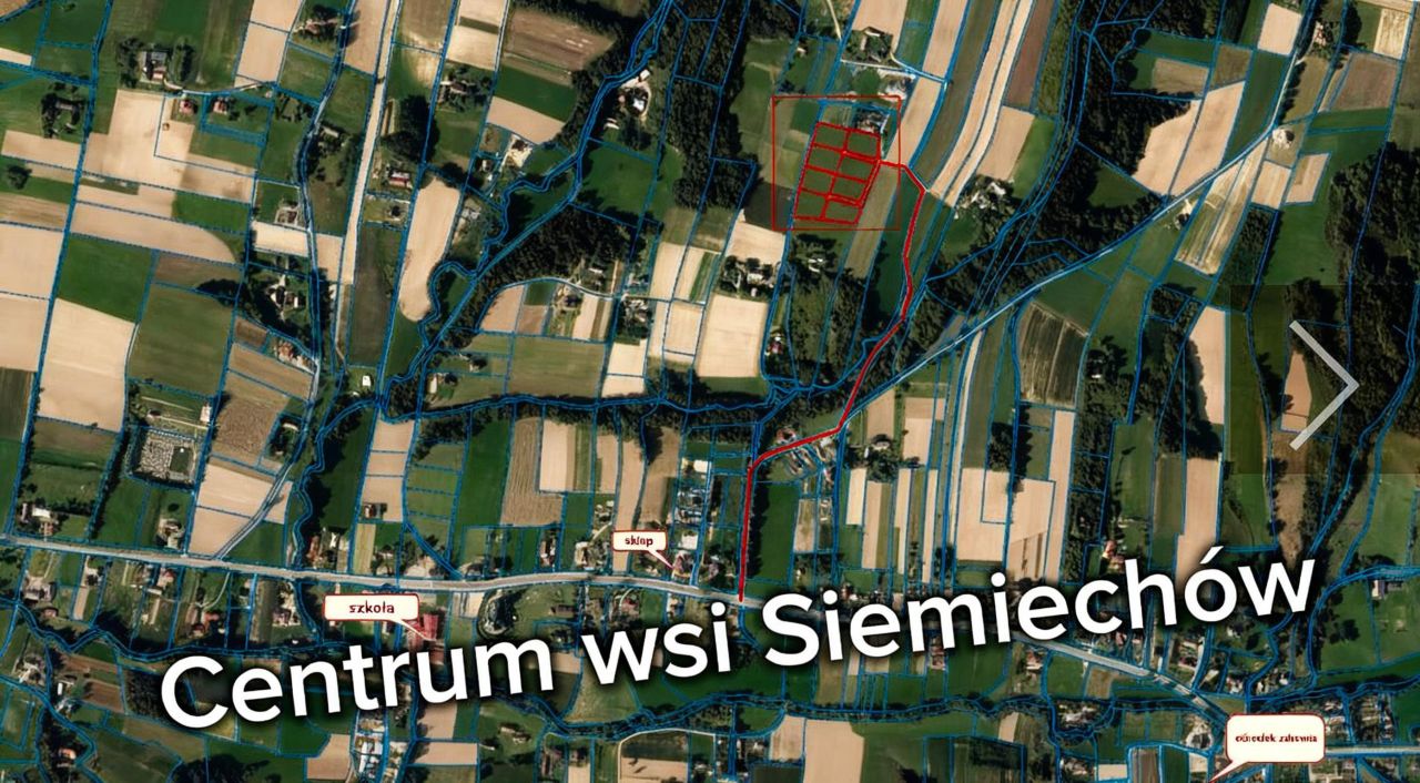 Działka budowlana Siemiechów Małe Góry, Siemiechow. Zdjęcie 4