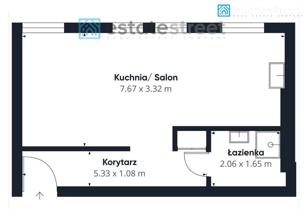 Mieszkanie 1-pokojowe Kraków Ludwinów, park Skały Twardowskiego. Zdjęcie 13