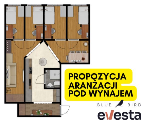 Mieszkanie 2-pokojowe Wrocław. Zdjęcie 12